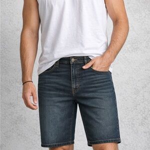 Signature by Levi Strauss & Co. Men’s Denim Shorts, Dark Wash, Size 34~SKU189